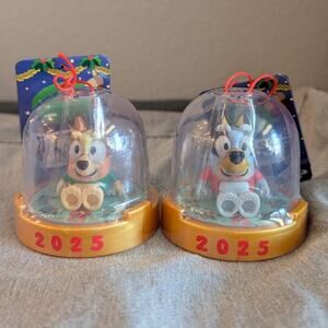 Bluey Christmas Ornament Set Bluey & Bingo CIB - New in Box